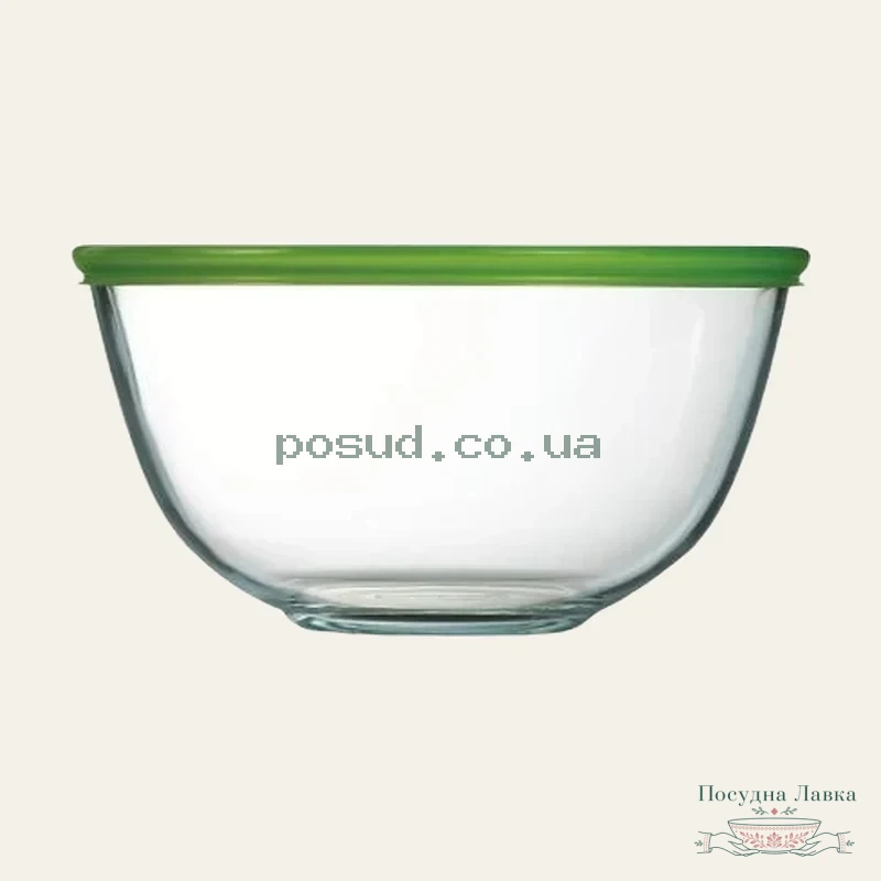 Фото товару «Салатник Pyrex Classic 2,0 л, круглий 21 см з кришкою, 180P000/8043»