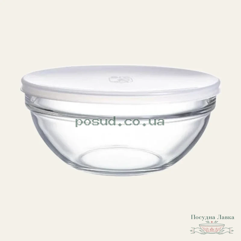 Салатник Luminarc Empilable, з кришкою, Ø 12 см