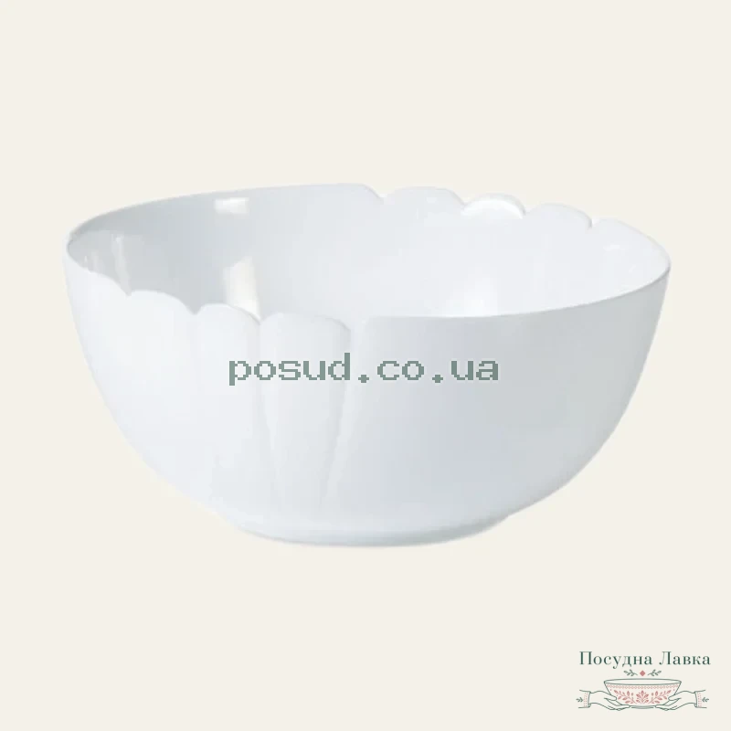 Салатник Luminarc Lotusia Q6573, круглий білий, Ø 12 см