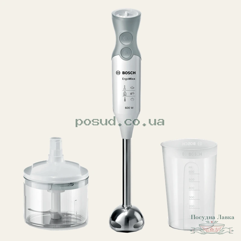 Фото товару «Занурювальний блендер Bosch ErgoMixx MSM66120, 600 Вт»