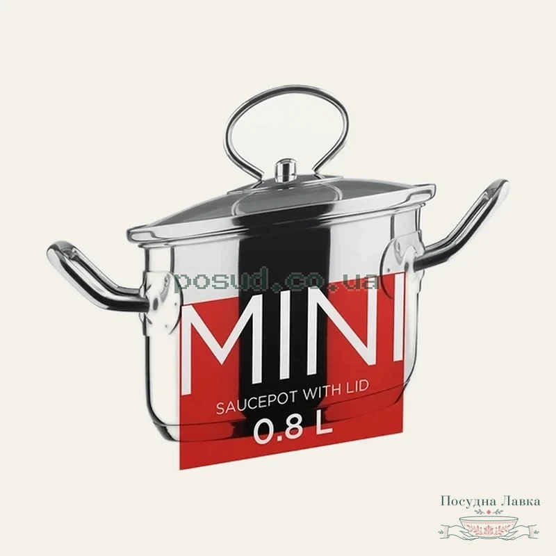 Фото товару «Каструля Vinzer Mini Series 0,8 л, 50086»