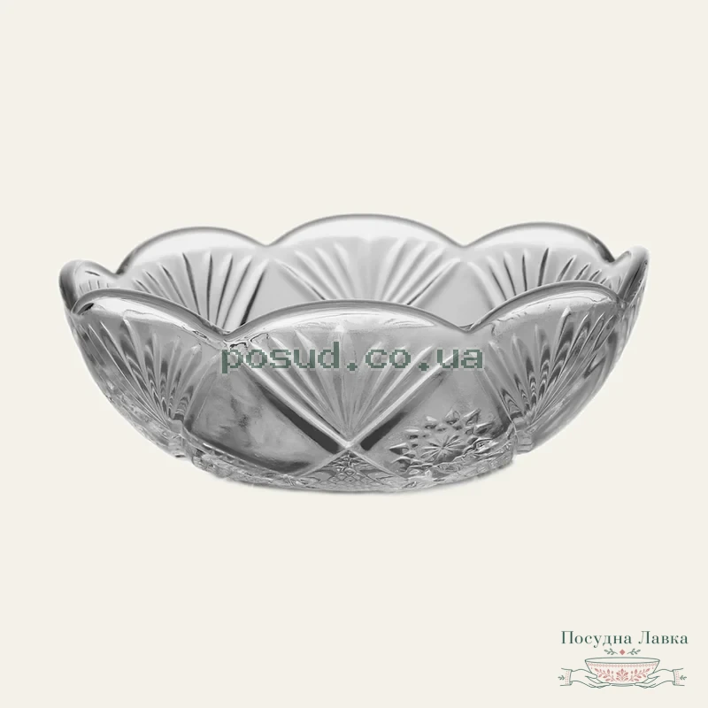 Фото товару «Набір салатників скляних Pyramid Glass Hammad 12,5 см 6 шт., ESK-125»