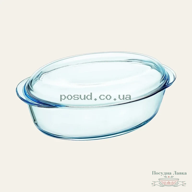 Каструля Pyrex, скляна овальна, 3,1 л + 1 л, 459A000/8443