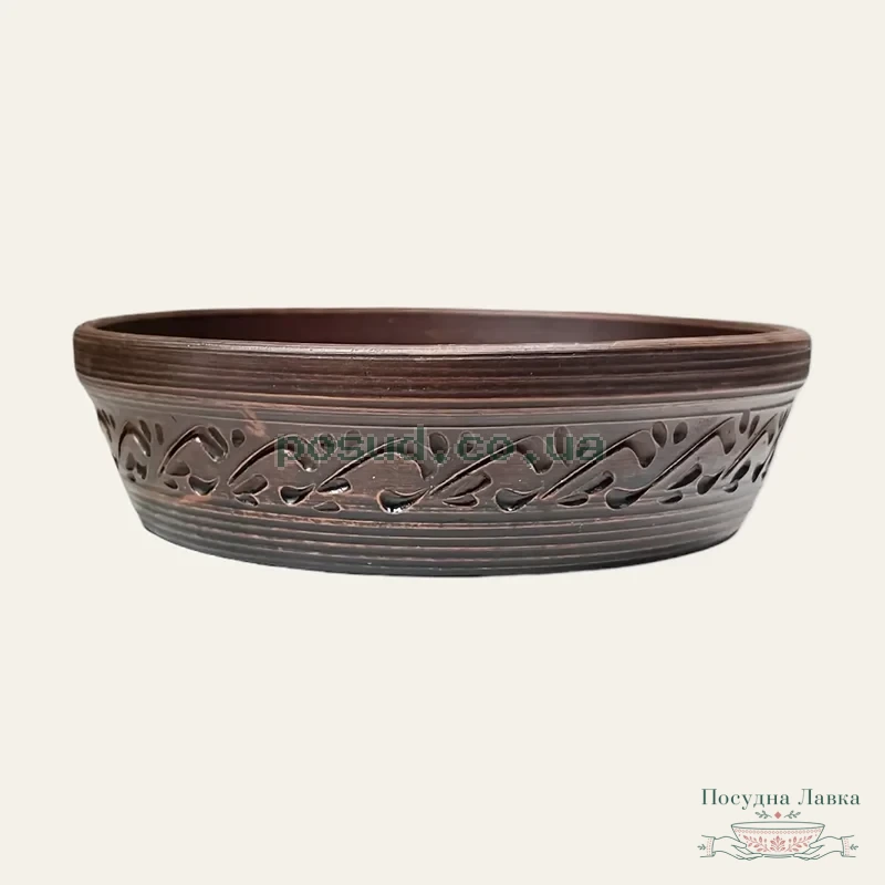 Фото товару «Миска Кераміст, під банош, 1,1 л Декор»