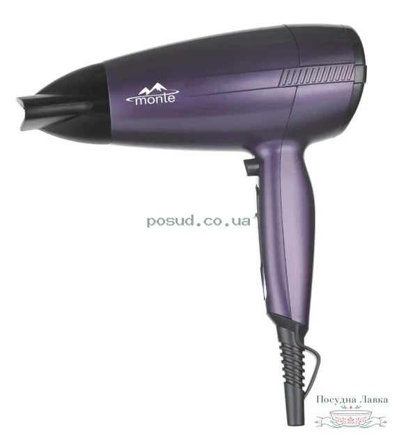 Фото товару «Фен Monte MT-5218-V, 2000 Вт, фіолетовий»