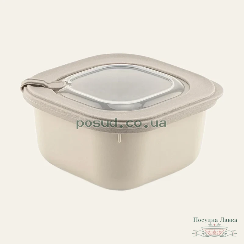 Контейнер пластиковий Idea Home 00691 Elegant Box MIX / квадратний 0,6 л
