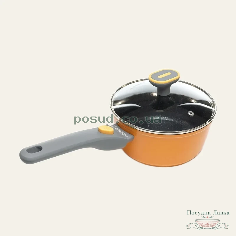 Фото товару «Ківш кований з кришкою Star Sunny Premium 1,3 л Holmer SP-1313SDMOL»