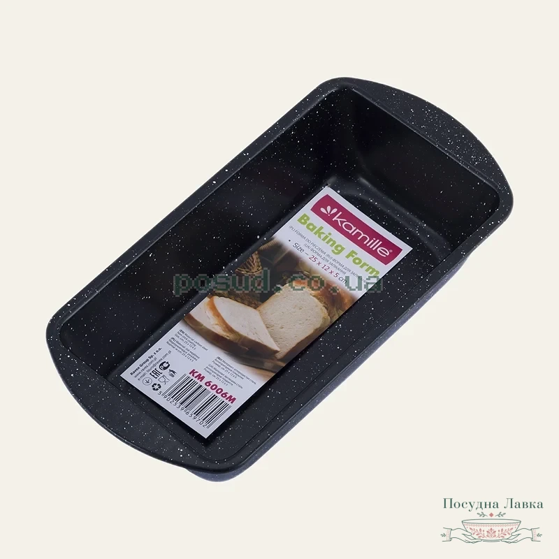 Форма для випікання хліба Kamille 25 × 12 × 5 см, прямокутна