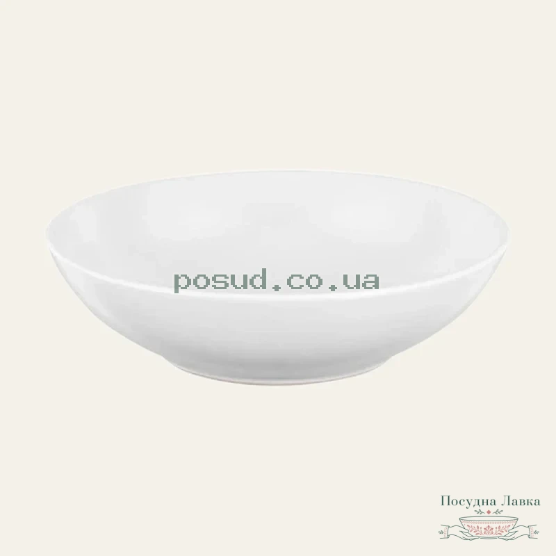 Тарілка Ardesto Molize White, супова, 20 см, кераміка