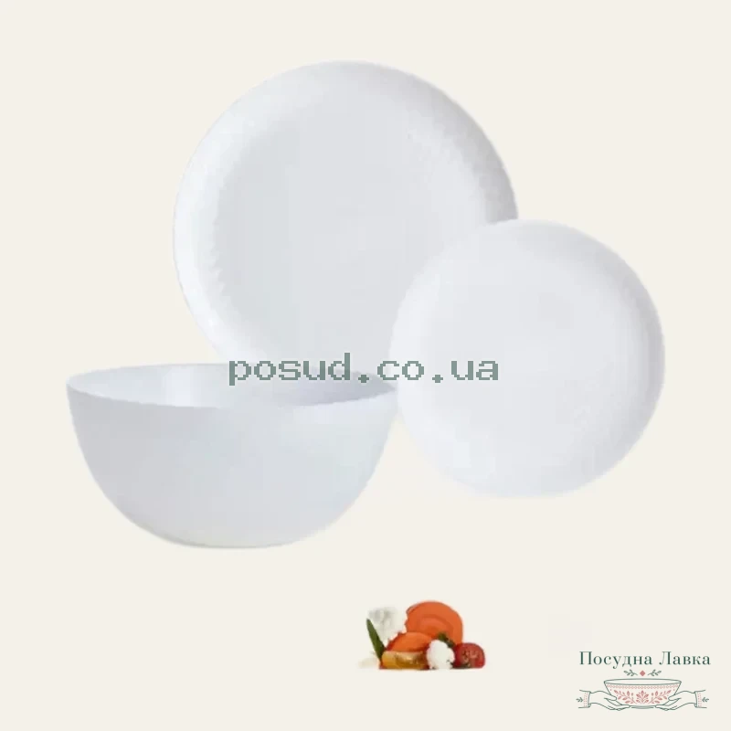 Фото товару «Сервіз Luminarc PAMPILLE WHITE 19 предметів, 6158Q»