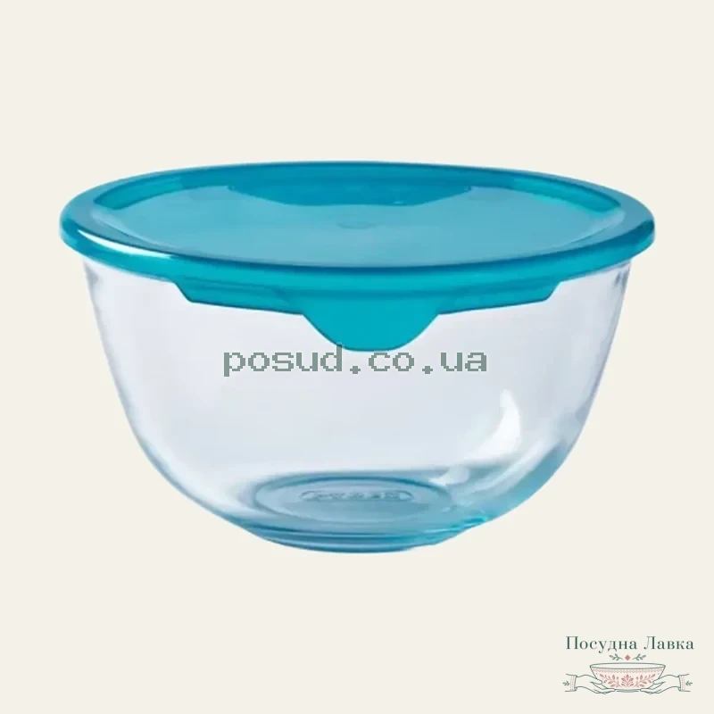 Фото товару «Миска Pyrex з кришкою 1,1 л 17 см, 179P000/8043»