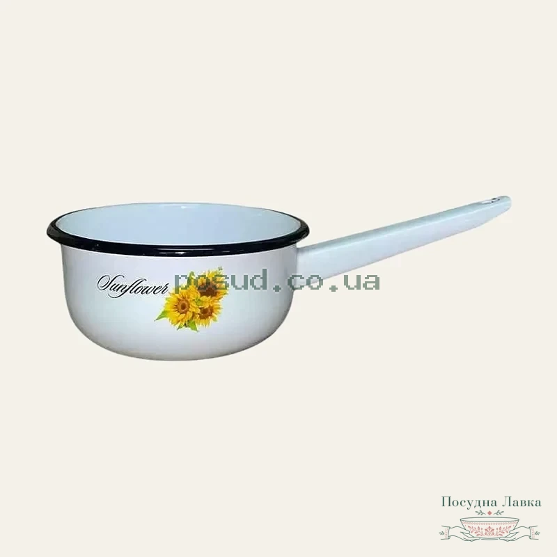 Ківш Idilia «Сонце» І 21082/2, 1,5 л, без кришки, білий